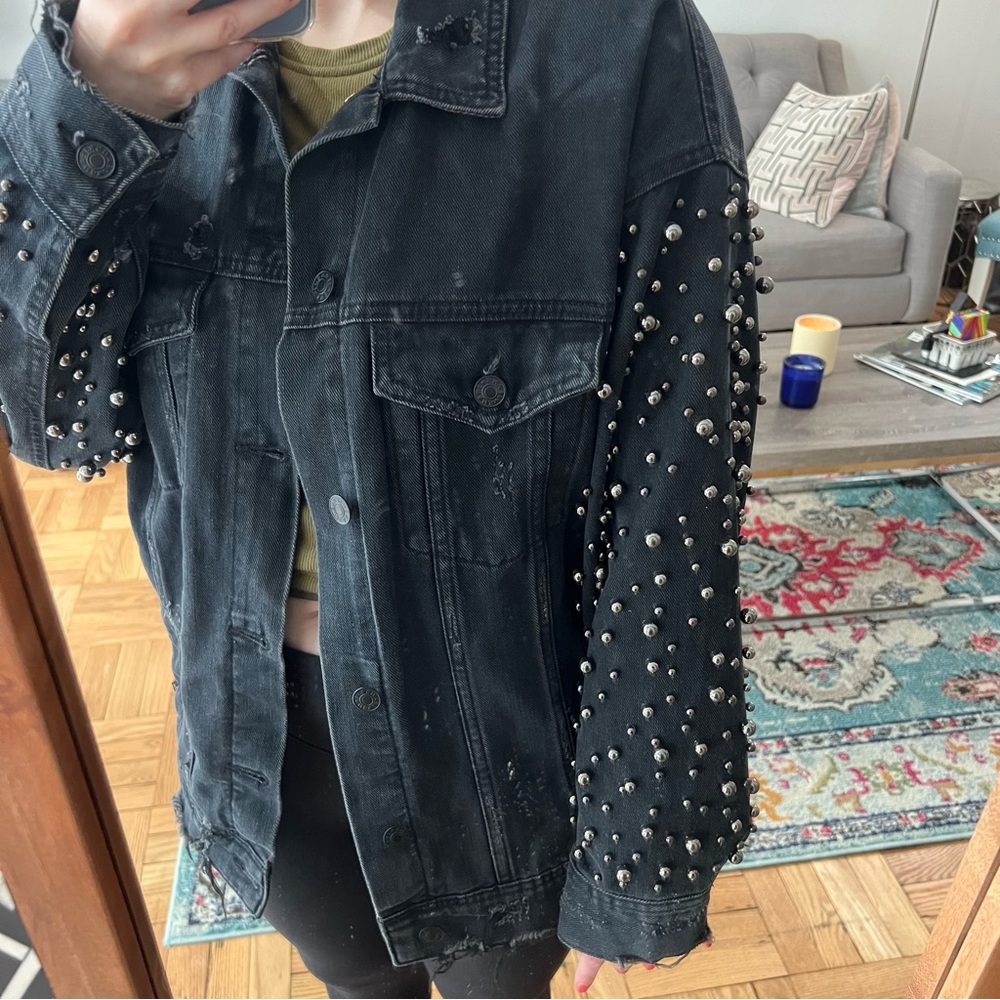 Black Jean Jacket